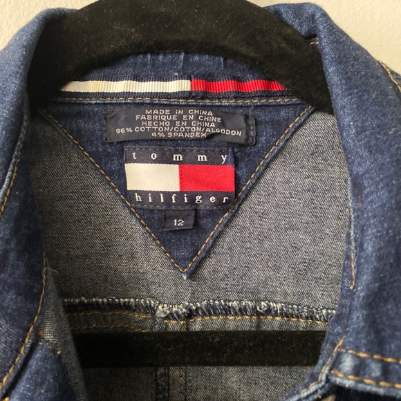 Beautiful denim dress Tommy Hilfiger size 12 years - Picture 3 of 5